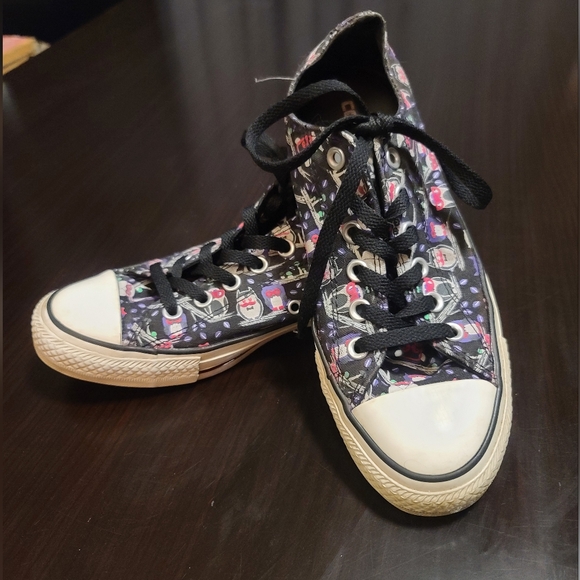 🦄 Low top converse with owls - Picture 1 of 4